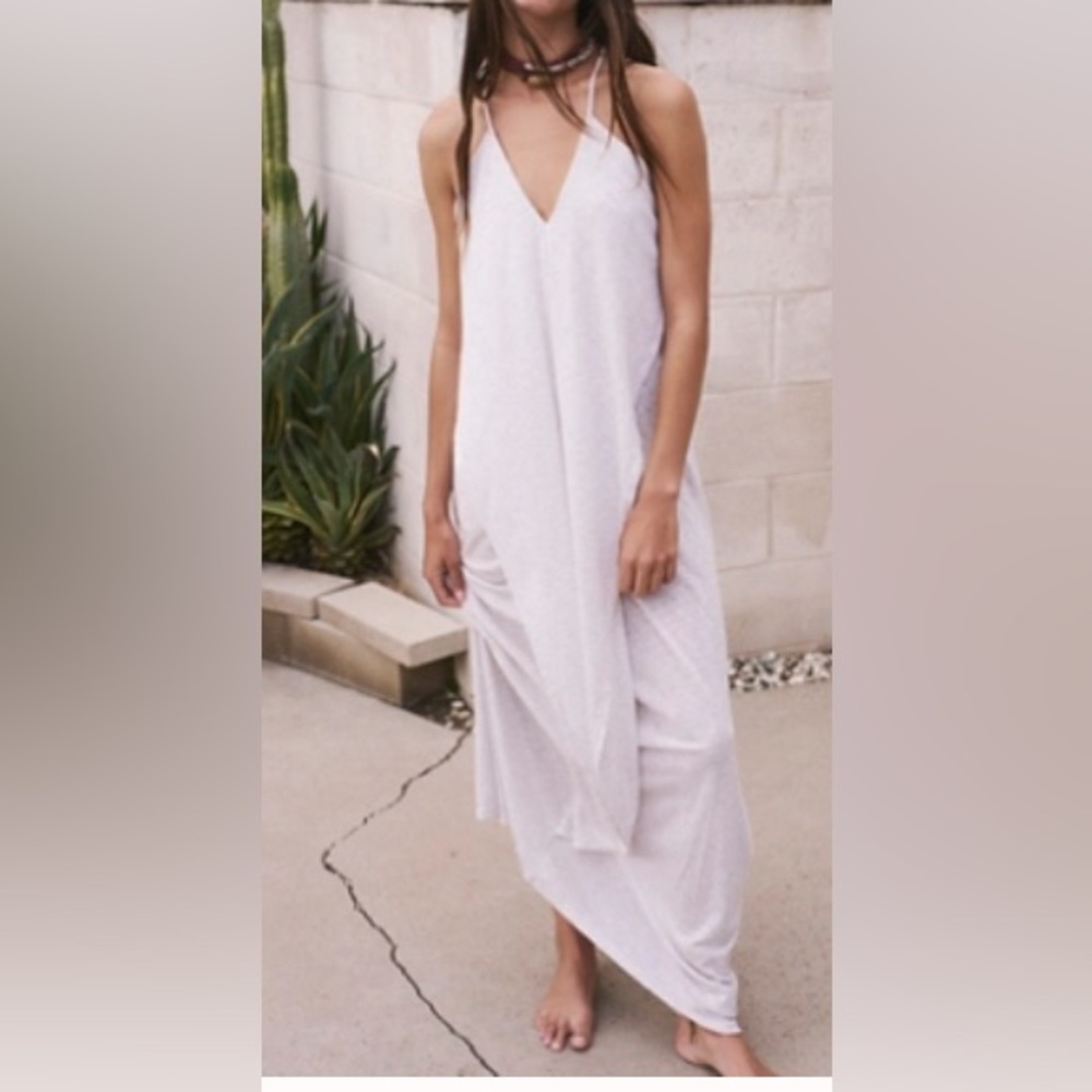 Free People Beach White Maxi Dress